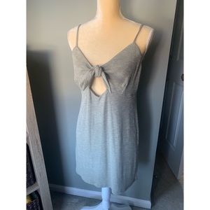 Tie front dress